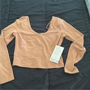 Lu Lu lemon Align long sleeve shirt size 8